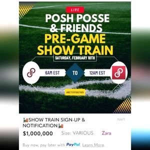 Join me for a posh train!